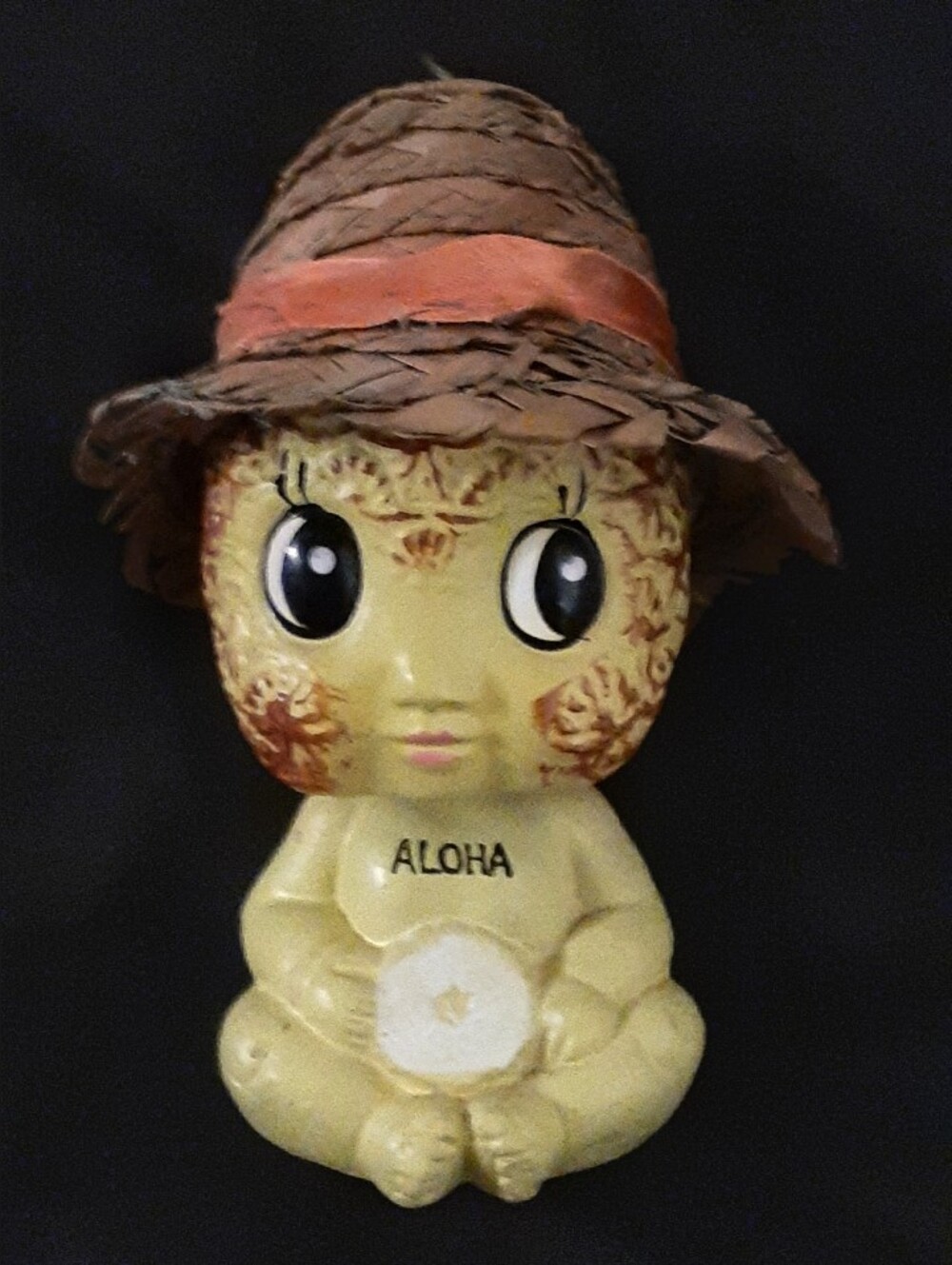 Vintage Mid-Century Hawaiian Pineapple Baby Coin Bank